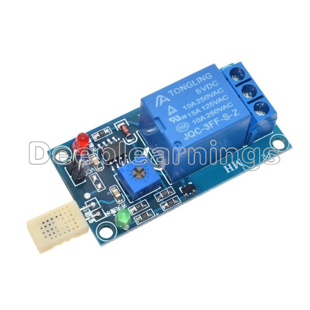 NEW HR202 DC 5V 1 Channal 1CH 5V Humidity Sensitive Switch Relay Module