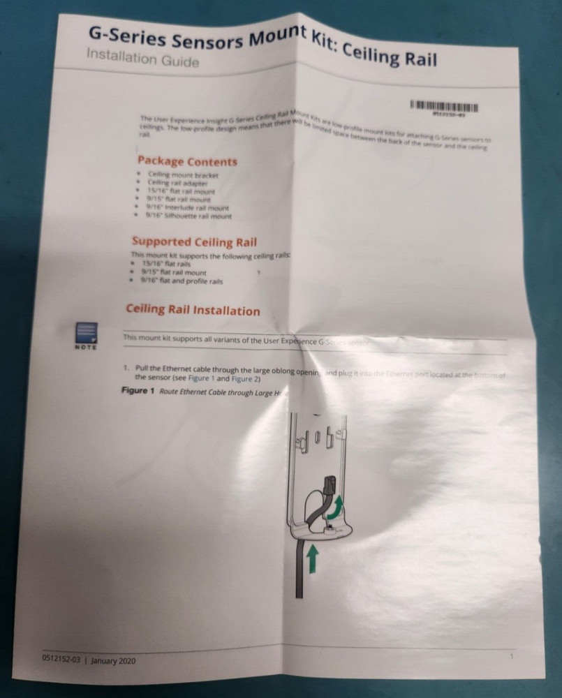 New Aruba R3T84A Ceiling Mount for Sensor