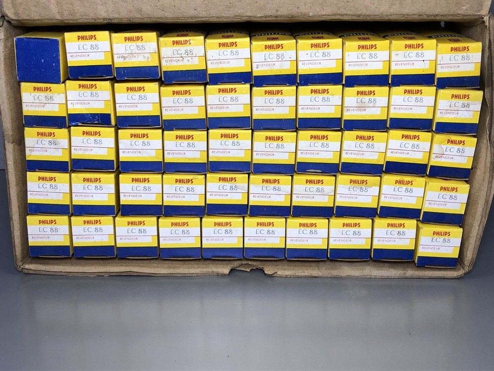 Lot of 10 Philips EC88 valvo, Hamburg NOS/NIB Vacuum tubes .