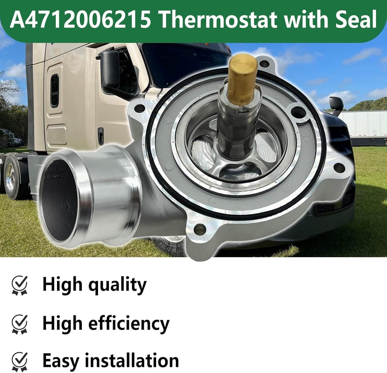 Thermostat with Seal A4722000215 A4712006215 A4712007515 A4712003615