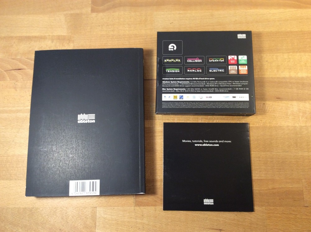 Ableton Live 8 Suite, Reference Manual, Disks, Windows, Mac