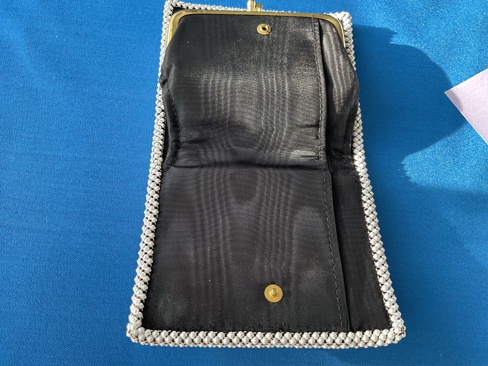 WHITING & DAVIS BEADED WALLET