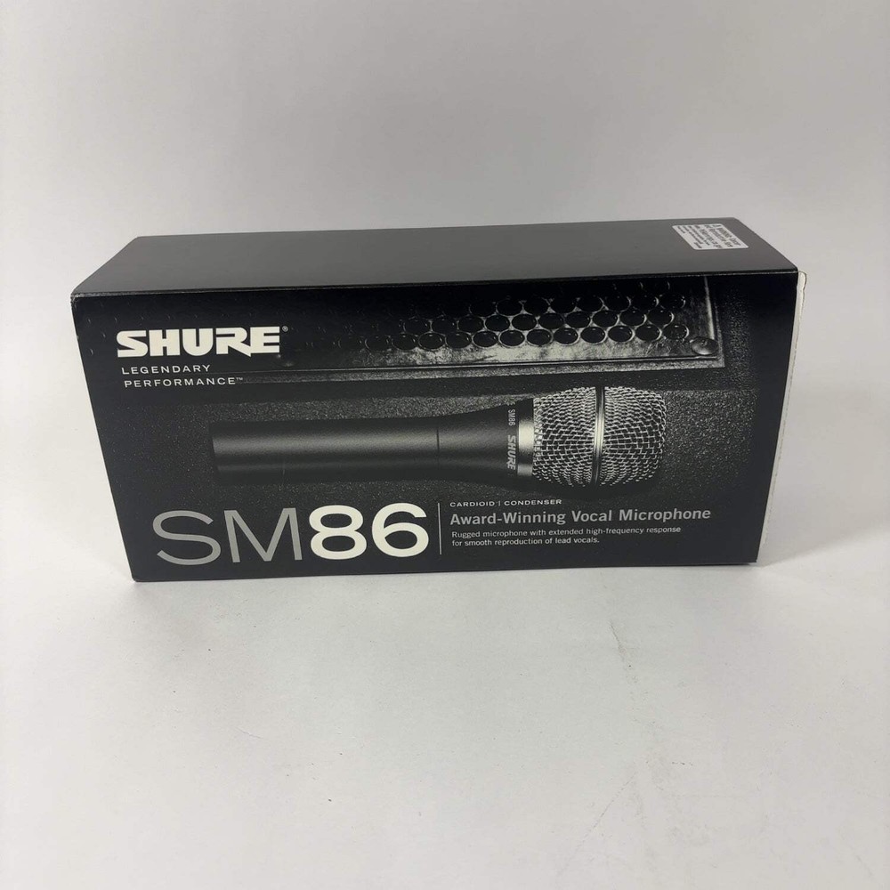New Shure SM86 Wireless Microphone Open Box