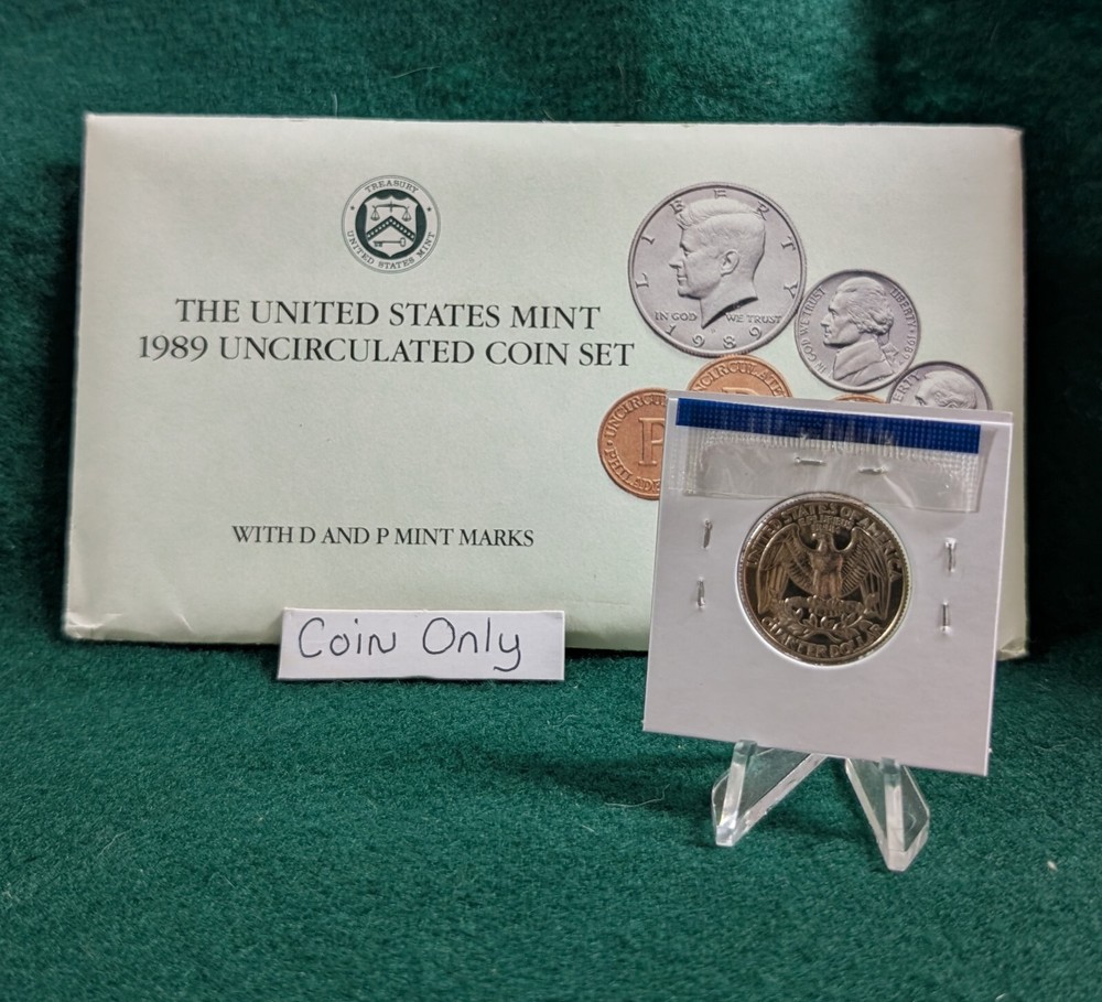 1989 P Washington Quarter Uncirculated US Mint