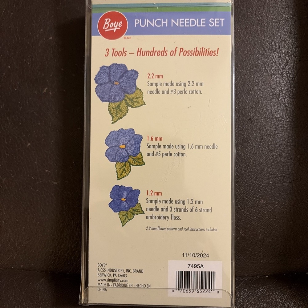 Boye Punch Fun 3 Size Punch Needle Set 7495A