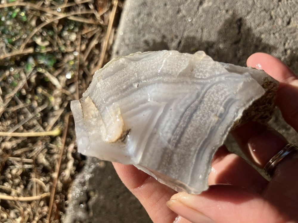 Luna Blue Agate (Rough)