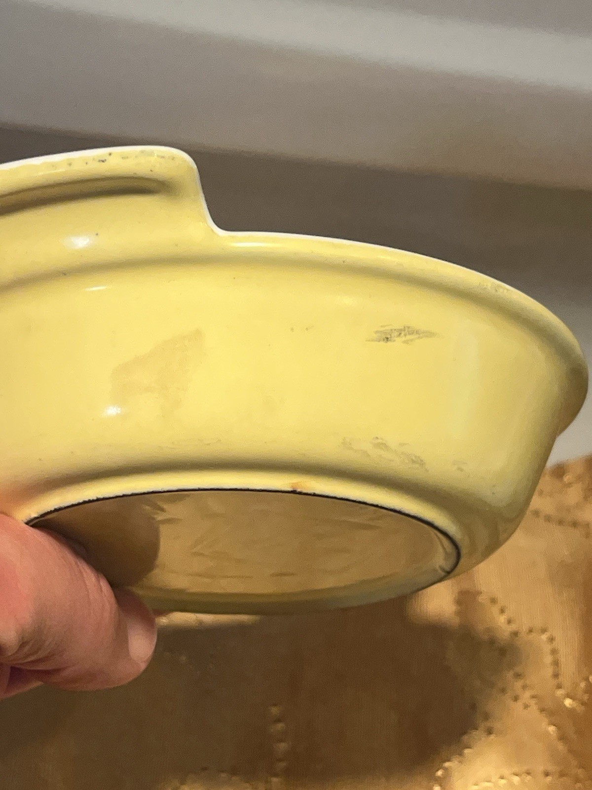 Le Creuset Enameled Cast Iron Yellow Casserole