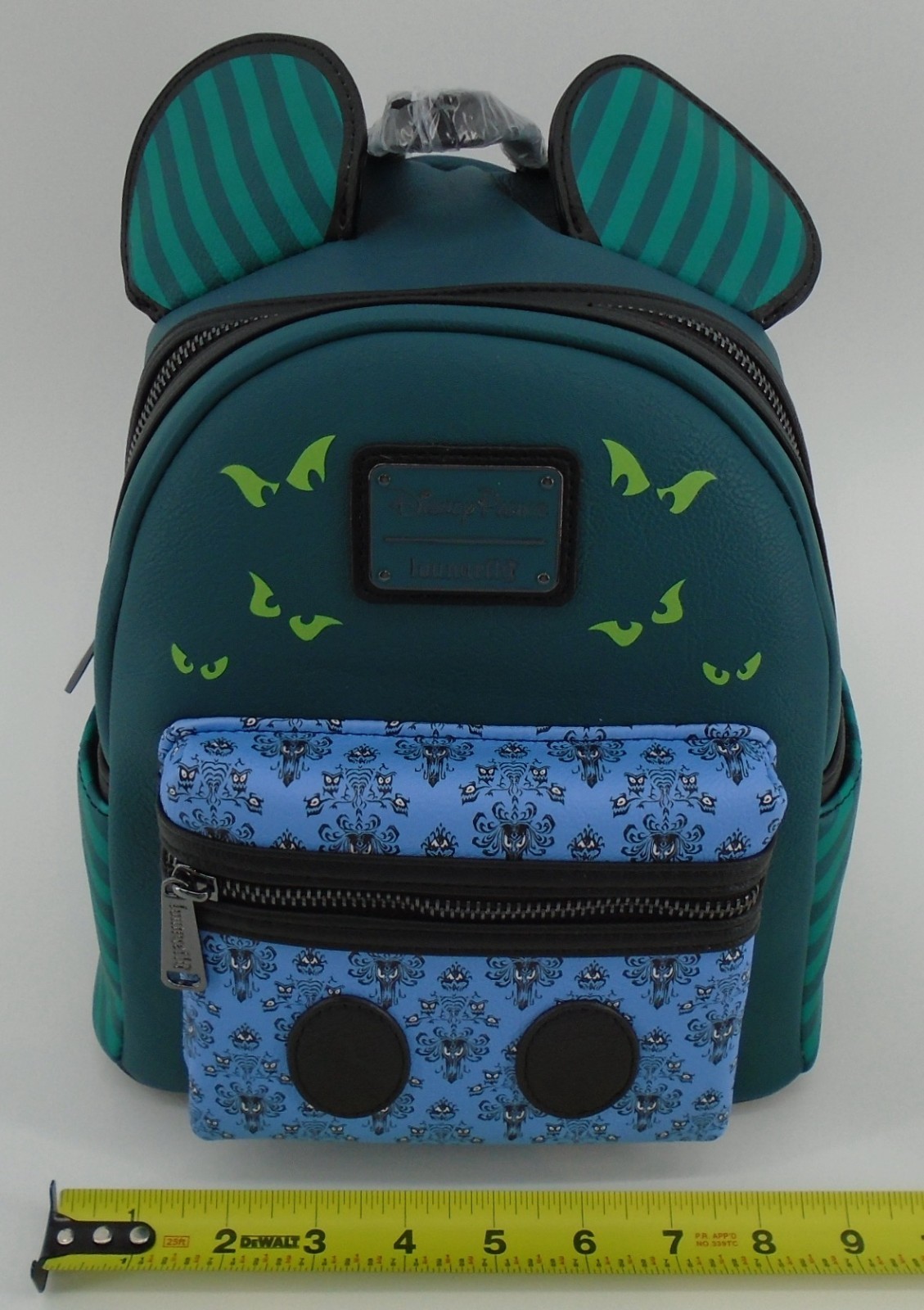 Disney 50th Anniversary Haunted Mansion Loungefly Mini Backpack