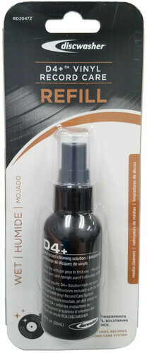 Discwasher RD20472 D4+ Vinyl Record Cleaning Solution Refill .50 ML [New Vinyl A