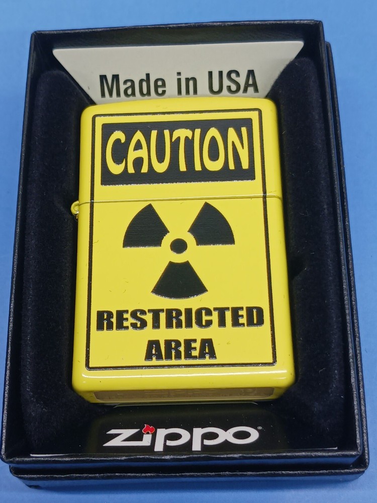 Zippo 28318 Caution Lemon Finished