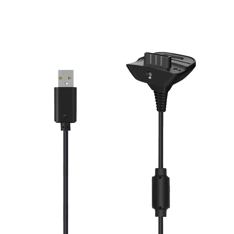 USB Play & Charge Cable for Xbox 360 Wireless Controller 4ft Fast Charging Cord