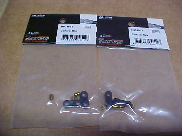 ALIGN H60191T (2 PKGS) = CONTROL LINK: TREX 600 (NEW)