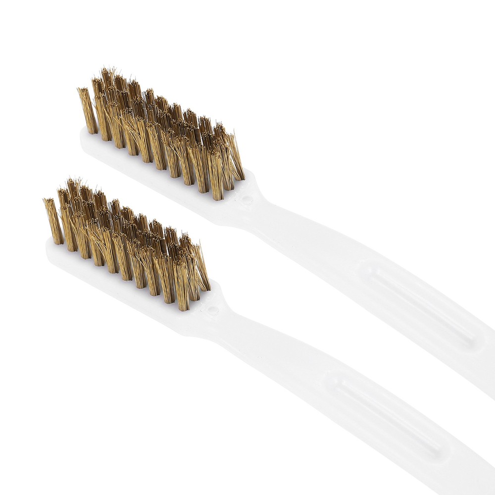 2PCS 3D Printer Nozzle Brush Brass Wire Toothbrush White