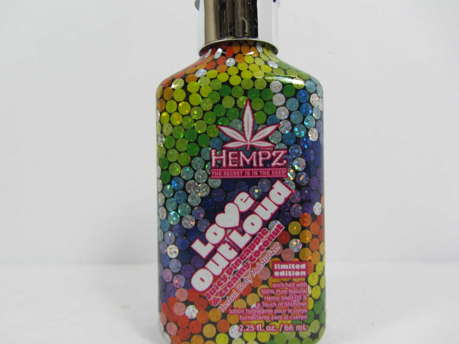 HEMPZ LOVE OUT LOUD JUICY PINEAPPLE & CREAMY COCONUT BODY MOISTURIZER 2.25 oz