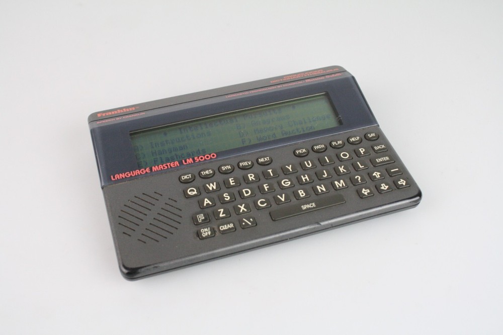 Franklin Language Master LM 5000 Linguistic Dictionary Pronouncing & Thesauras