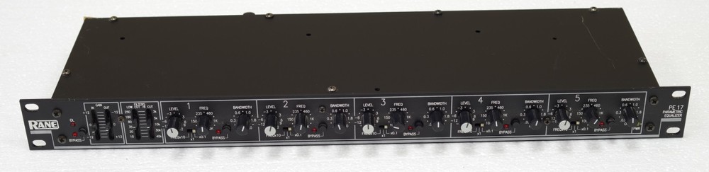Rane PE17 5-Band Parametric Equalizer (NO POWER SUPPLY)