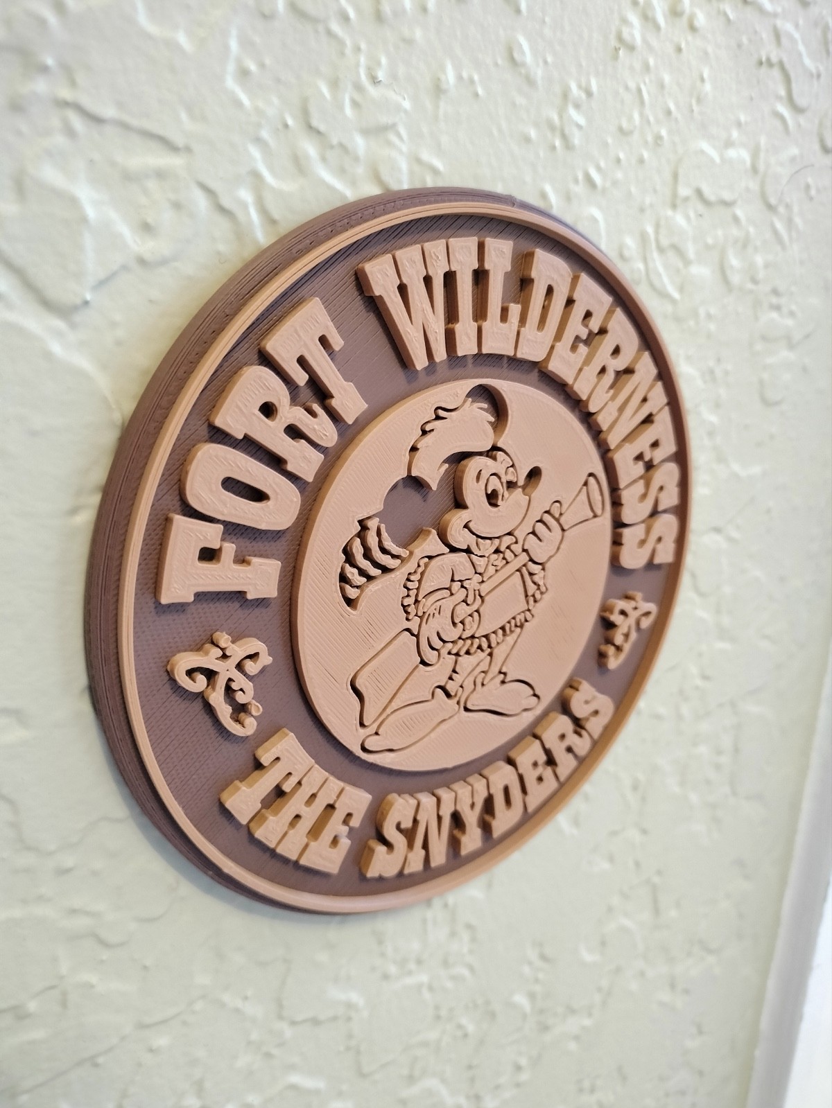 Fort Wilderness Musket Mickey Personalized Sign Plaque Disney Custom Art Decor