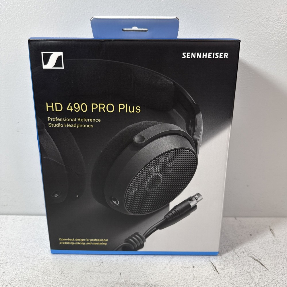 Sennheiser HD-490 PRO Plus Professional Reference Studio Headphones Open-Back