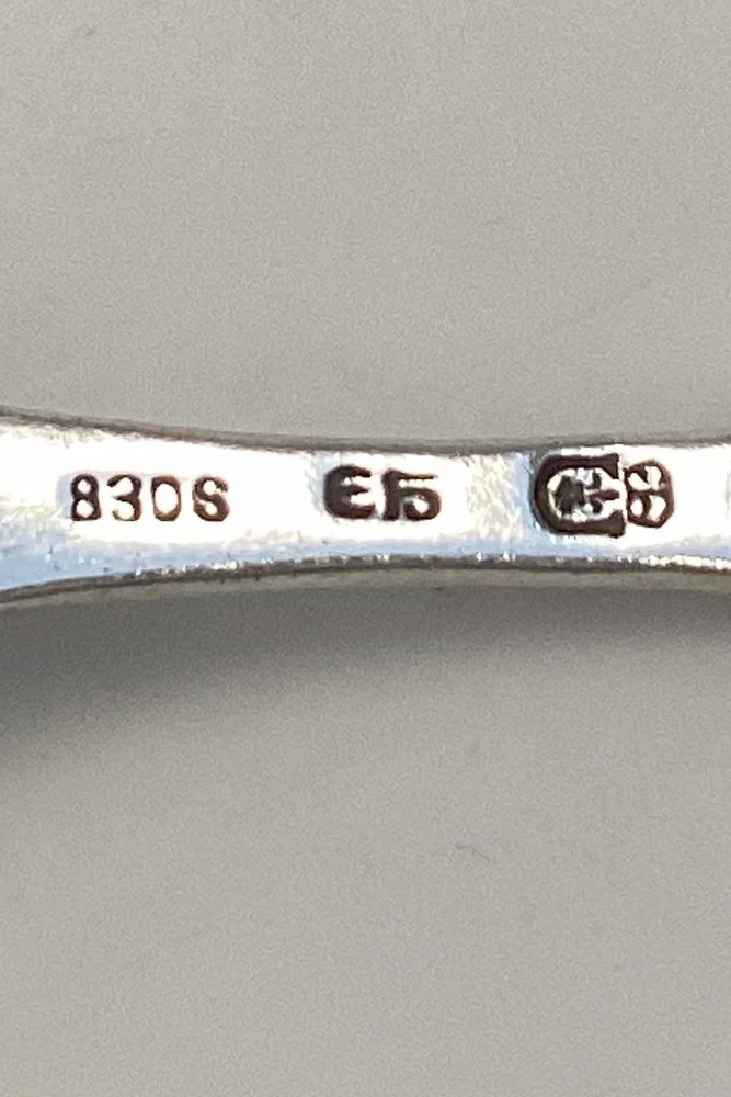 Evald Nielsen silver marmalade spoon 830S