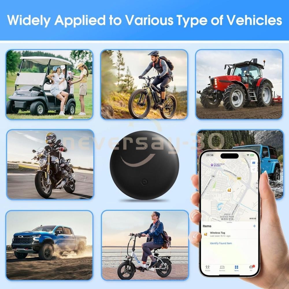 Car Tracker Tag for Android Only, Real Time Car Tracking Device Mini Hidden