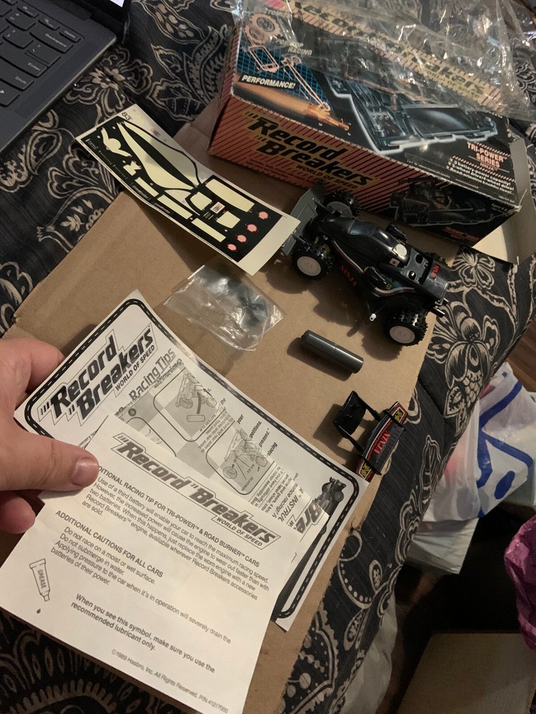 Vintage Record Breakers- Tri-Power Series- Ninja- w/ Box working