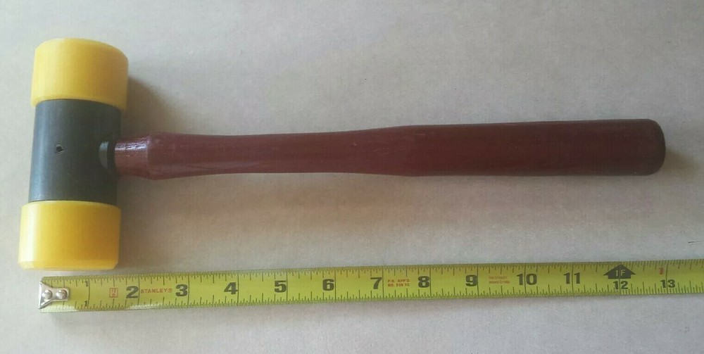 Bearcat RT-37 Non-Marring Replaceable Tip Hammer, 24 oz.