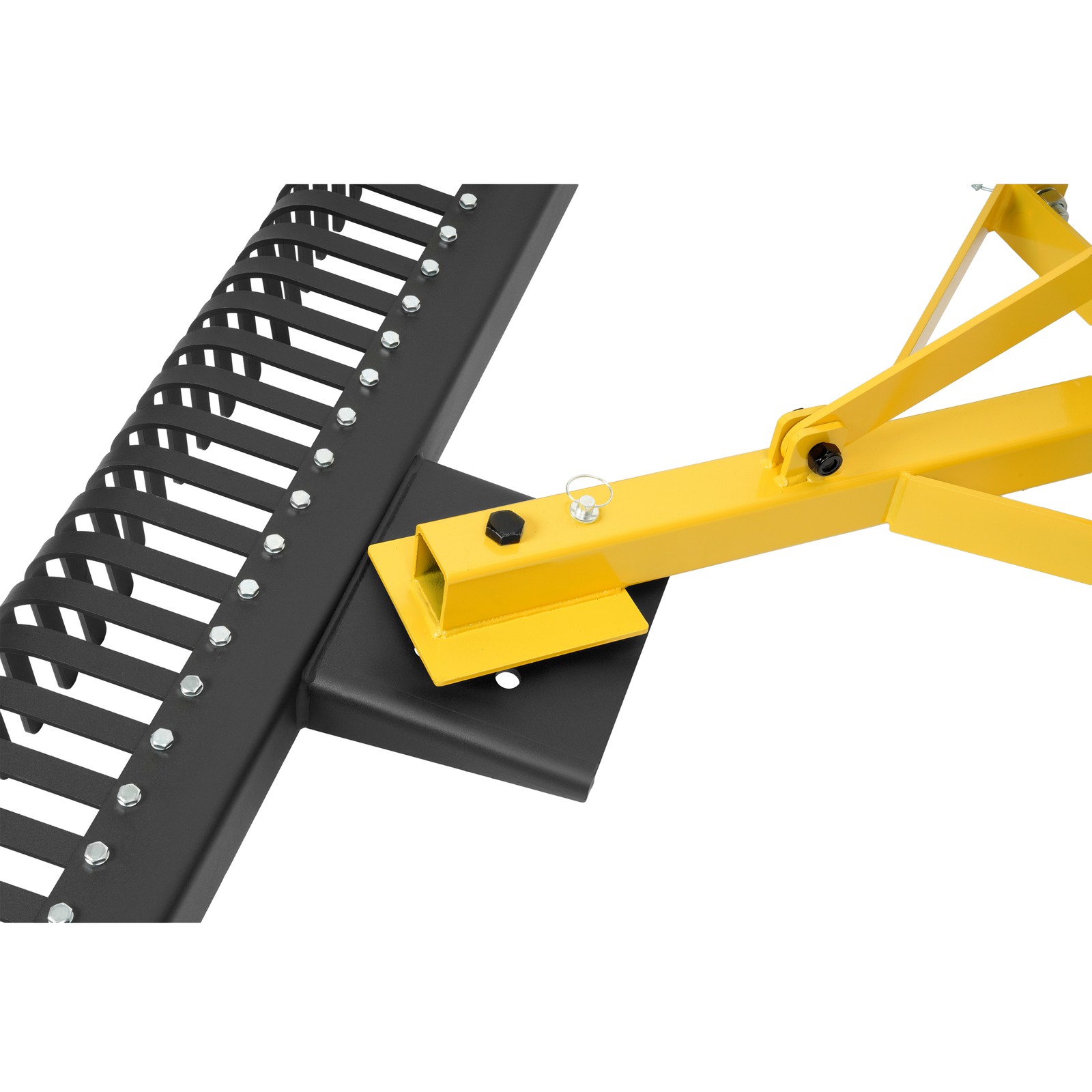 3-Point 60''Landscape Rock Rake Soil Garden Tool for Cat 1 Campact Tractor Heavy