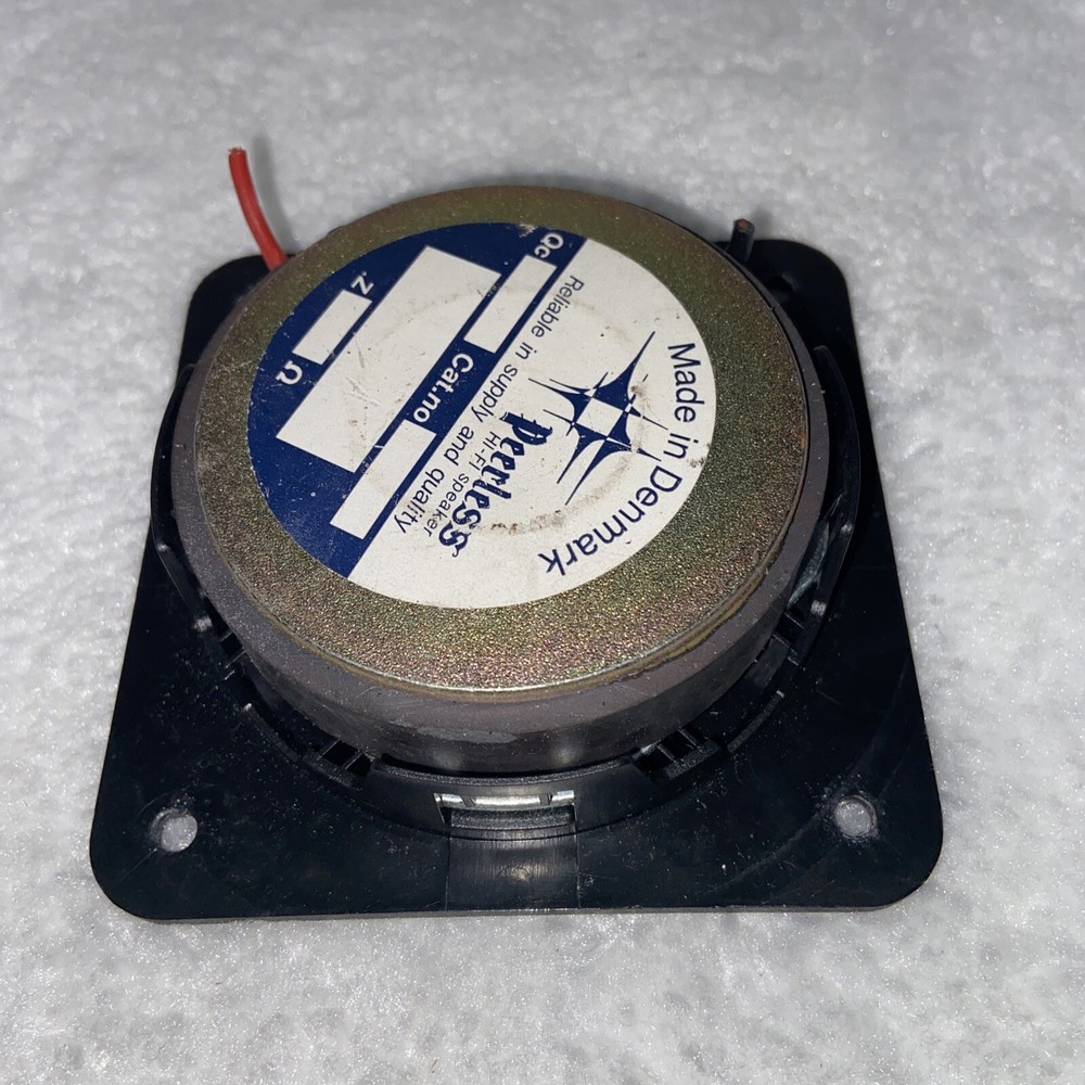 1 ) Peerless Dome Tweeter Speaker 3 . 5/8"