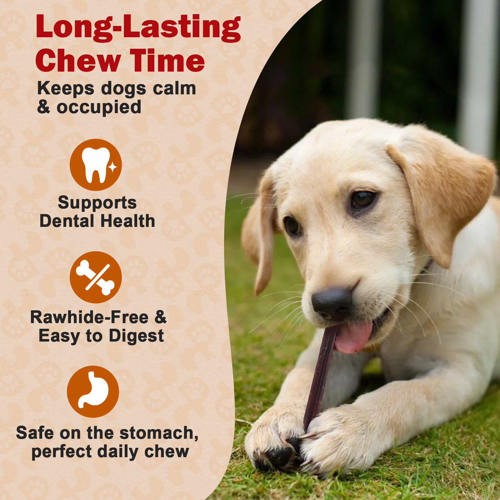 6" inch BULLY STICKS Natural Dog Treats Chews USDA & FDA Approved