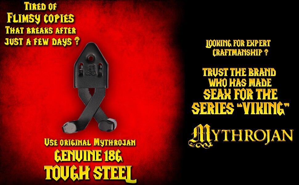 Vertical Wall Sword Hook Single Display Knife Hanger Set of 2