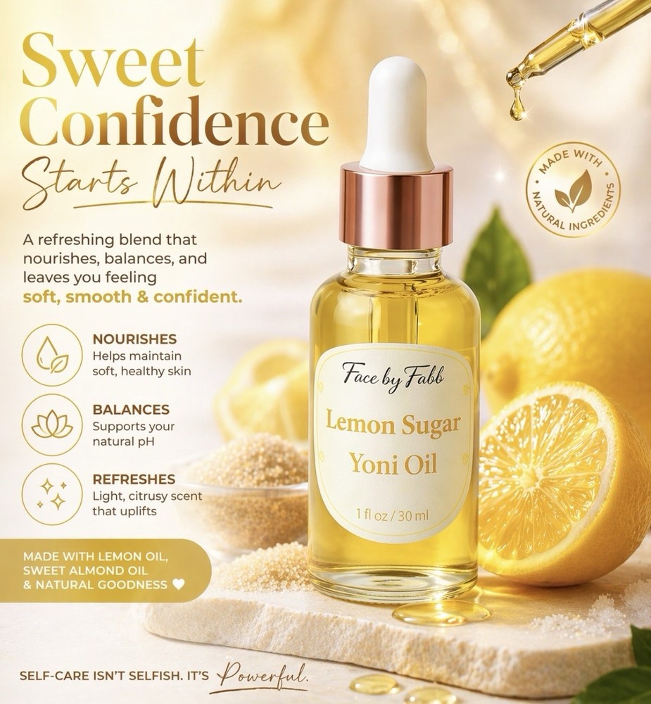 Fabb Lemon Sugar Yoni Oil🪽-