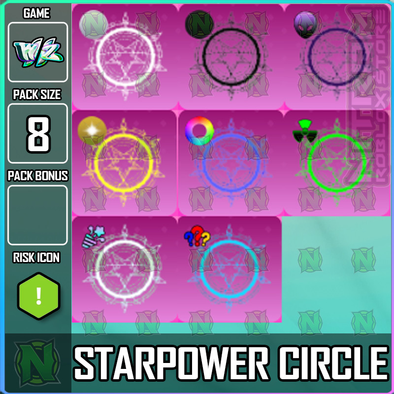 World Zero WZ - 8 PACK - STARPOWER CIRCLE