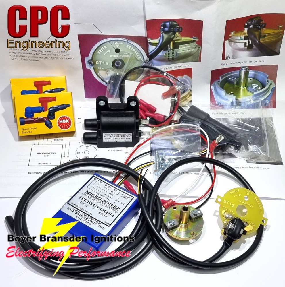 AJS Model 20 Model 31 electronic ignition Boyer Distributor 18D2 Distributor 12V