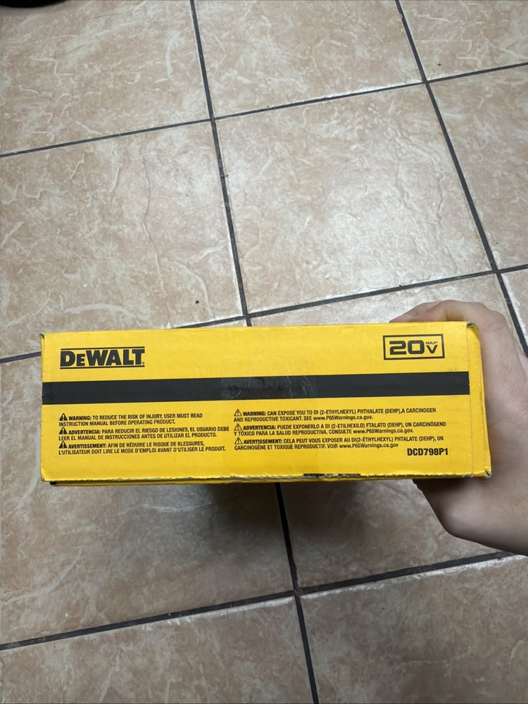 DEWALT DCD798P1 Brushless Hammer Drill Kit
