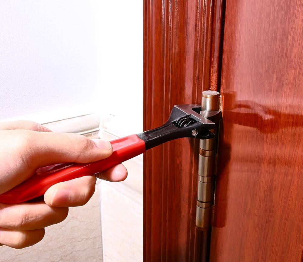 Knuckle Hinge Bender Adjustable Wrench Tool for Residential Door Hinges - Hinge