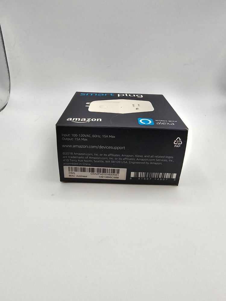 Amazon Smart Plug Works With Alexa