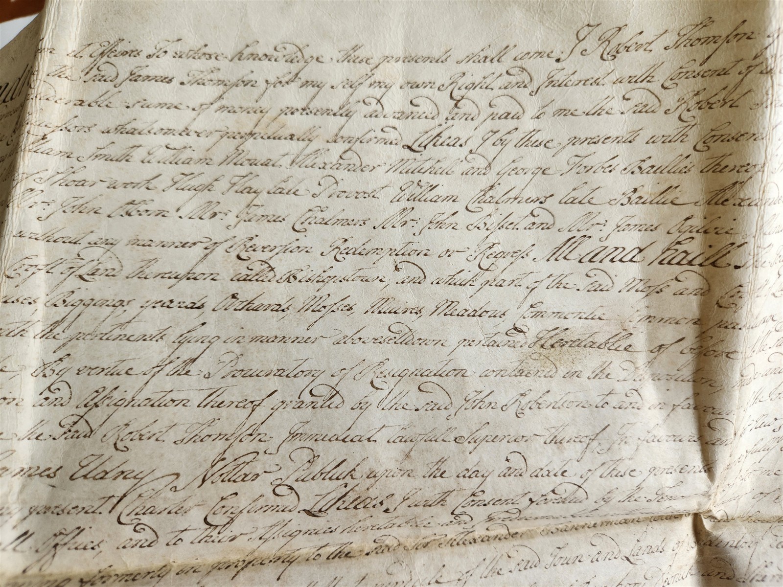 1737 MANUSCRIPT on VELLUM ANTIQUE LEGAL DOCUMENT in ENGLISH 18th CENTURY