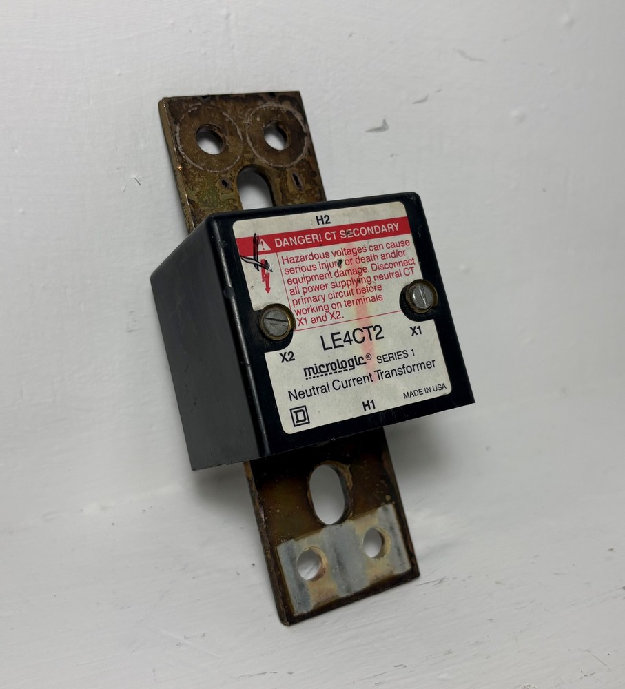 Square D LE4CT2 400A Micrologic Neutral Current Transformer Sensor Series 1