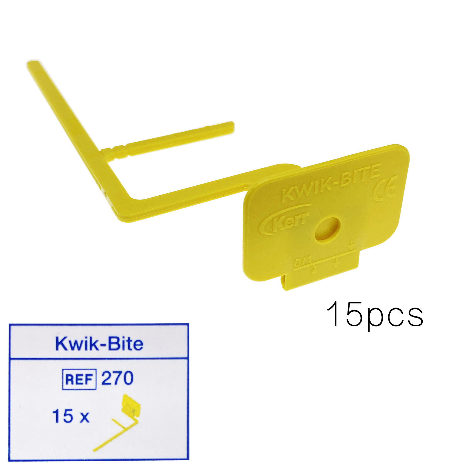 Dental X-Ray Holders (15pc) For Horizontal Bite Wings Kwik-Bite Ref: 270 By Kerr