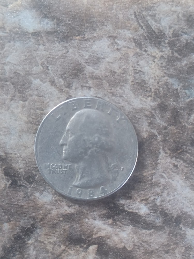1984 -  P - Washington Quarter  Mint Error