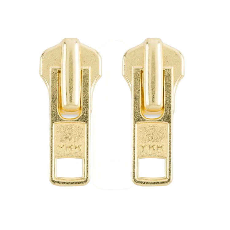 YKK® ORIGINAL SLIDERS #8 Automatic lock Metal Jacket Zipper Pulls - 2/Pac