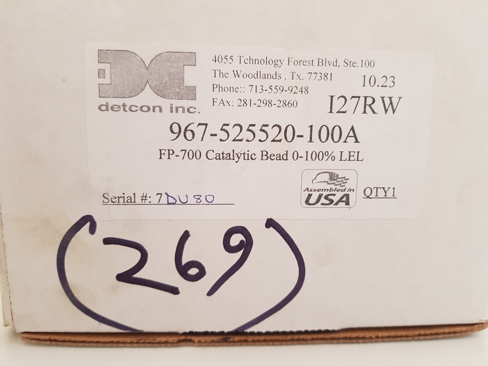 Detcon 967-525520-100A , FP-700 LEL Sensor Module FP-700S