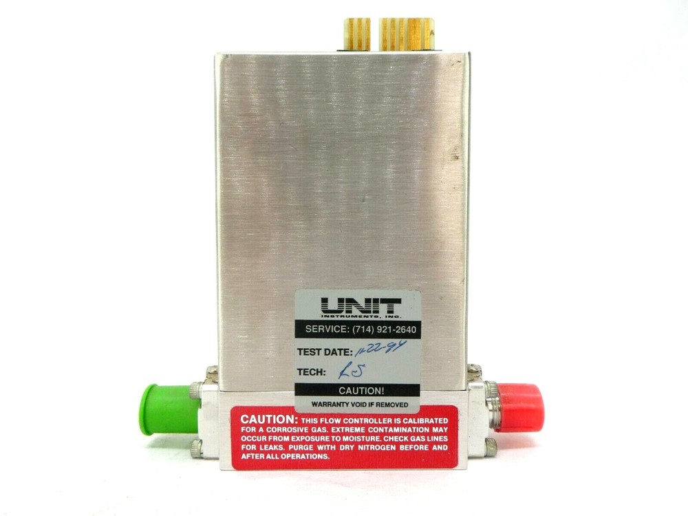 UNIT Instruments UFC-8160 Mass Flow Controller MFC 500 SCCM HCl Working Surplus