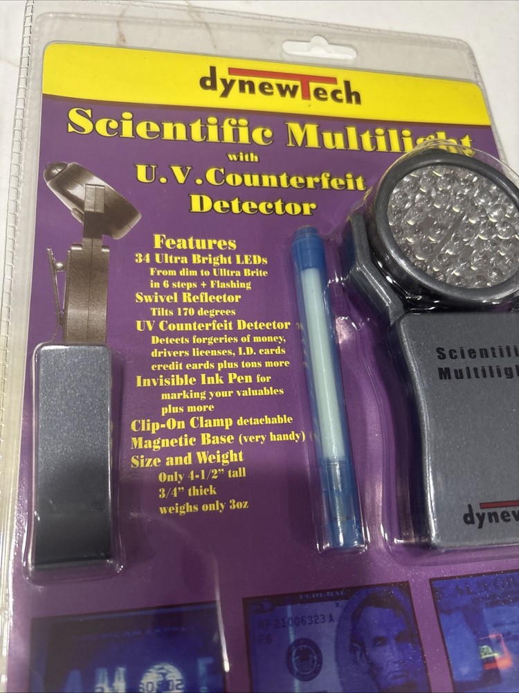 Scientific Multilight W/U.V. Counterfeit Detector