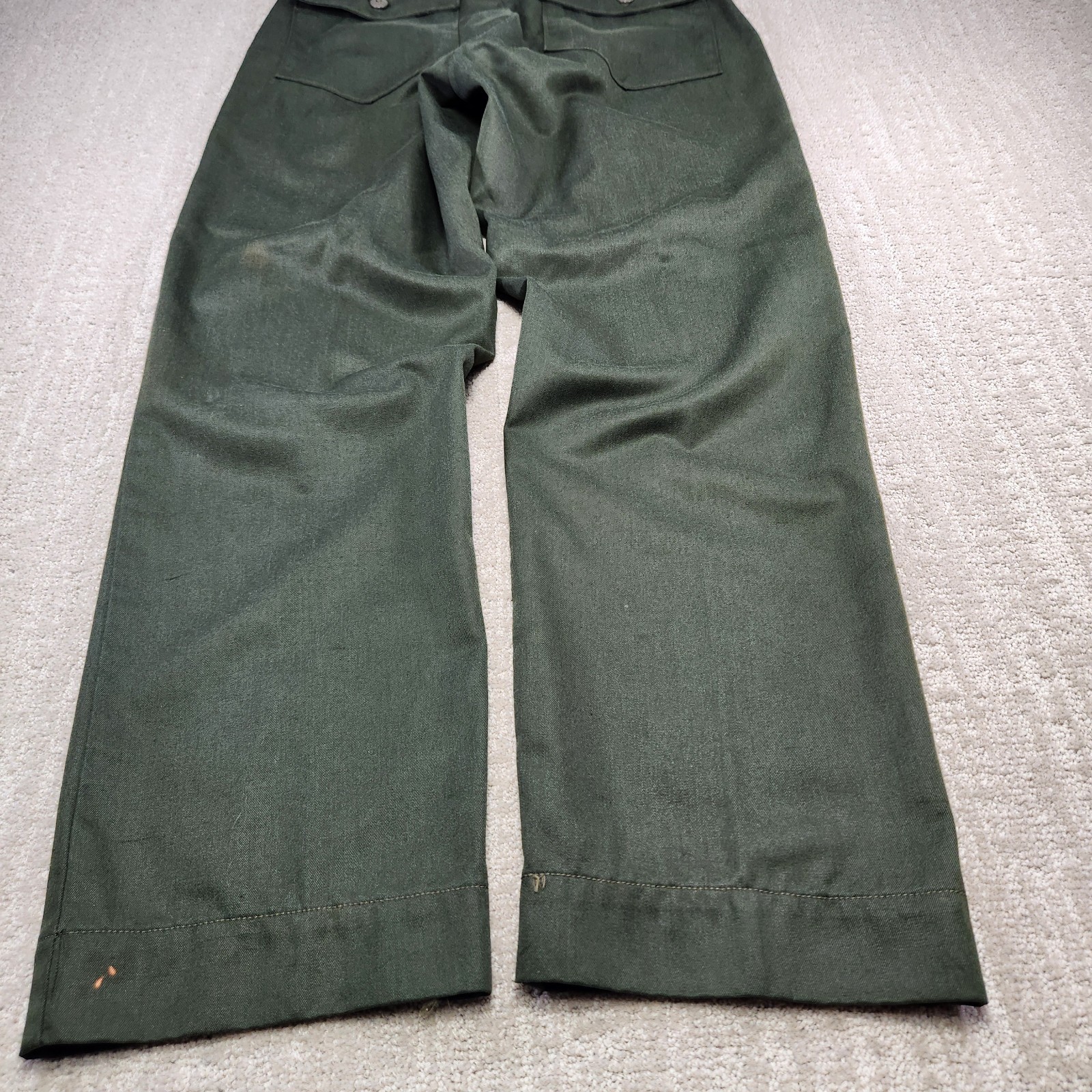 Vintage 80s Military Pants Men 32x32 *READ Gibraltar Fire Resistant Aramid Green