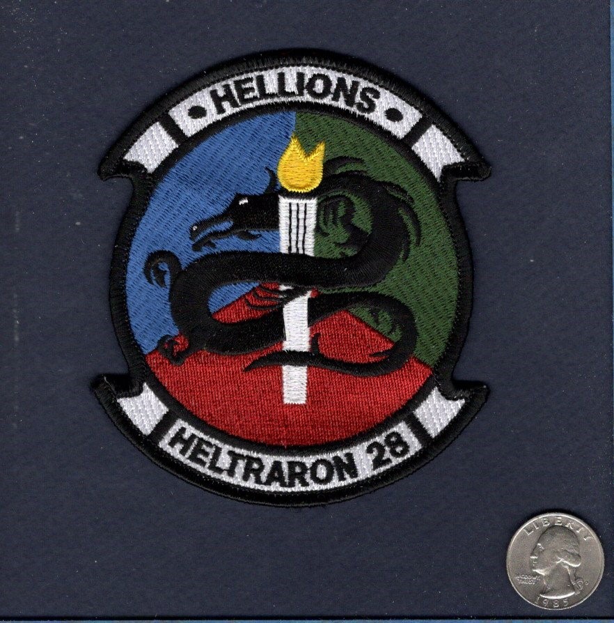Original HT-28 HELLIONS US Navy USMC Helicopter Training Squadron Patch +V