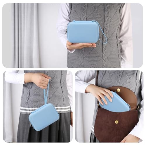 Carrying Case for Phomemo M150 Label Maker Machine, Hard Storage Box for Blue