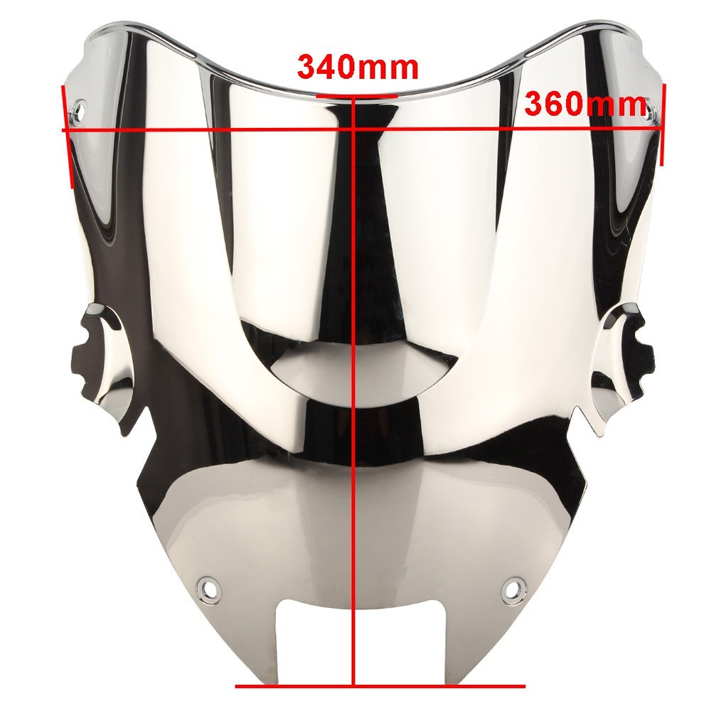 Windshield Windscreen Double Bubble For Honda Super Hawk 1000 VTR1000F 1997-2005