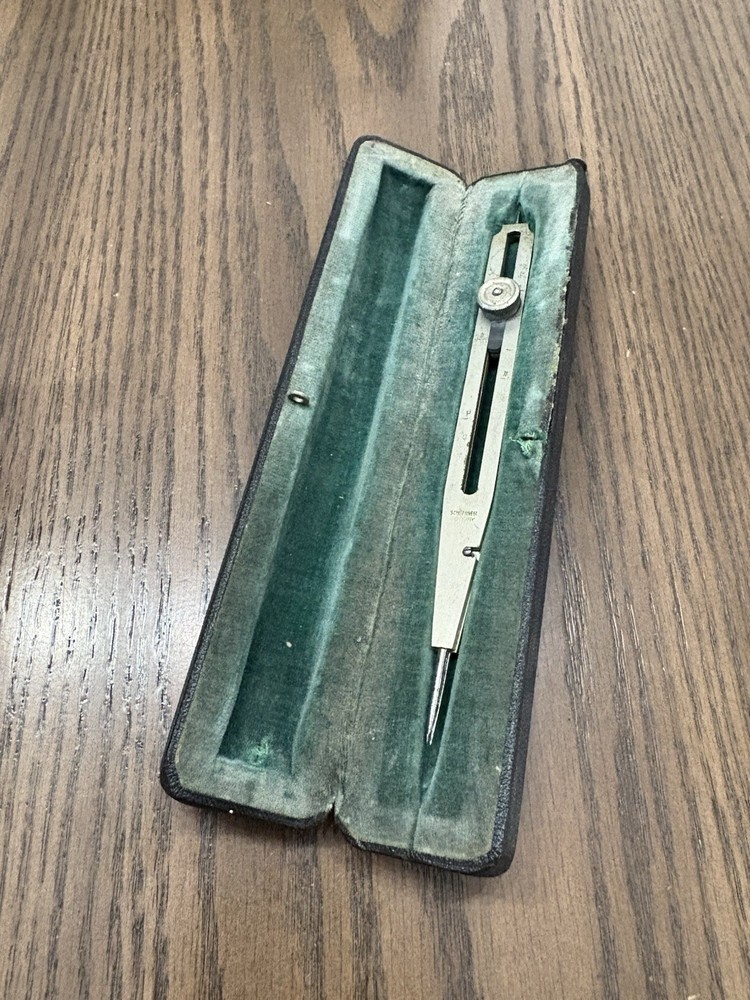 Vintage Schoenner Germany Engineer Drafting Protractor Instrument Model 1155