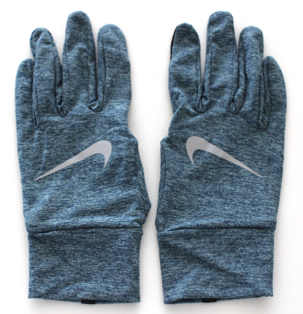 Nike Lightweight Tech Gloves Men's Small Accelerate Touch Screen Heather Teal